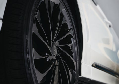 The wheel of the available Jet Appearance package is shown | Stivers Lincoln in Waukee IA