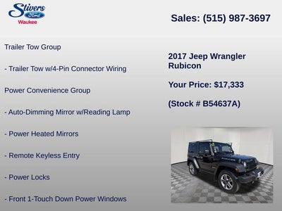 2017 Jeep Wrangler Rubicon