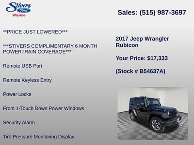 2017 Jeep Wrangler Rubicon