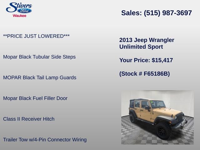 2013 Jeep Wrangler Unlimited Sport