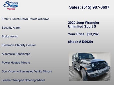 2020 Jeep Wrangler Unlimited Sport S