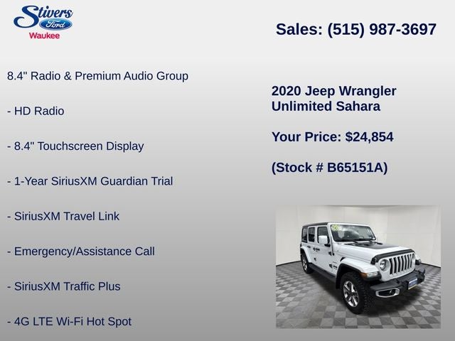 2020 Jeep Wrangler Unlimited Sahara