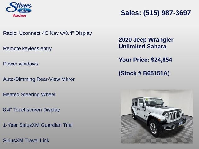2020 Jeep Wrangler Unlimited Sahara