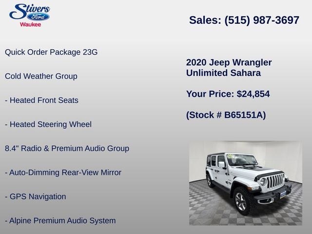 2020 Jeep Wrangler Unlimited Sahara