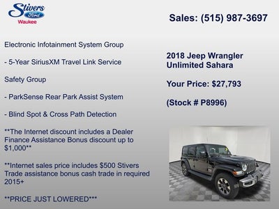 2018 Jeep Wrangler Unlimited Sahara