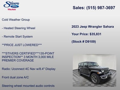 2023 Jeep Wrangler Sahara