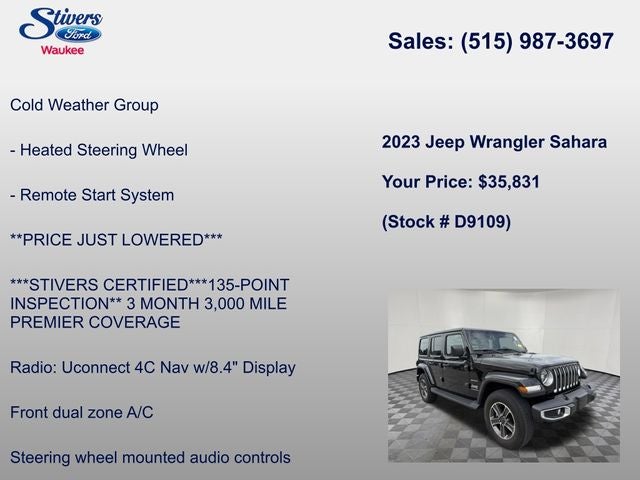 2023 Jeep Wrangler Sahara