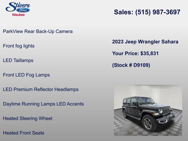 2023 Jeep Wrangler Sahara