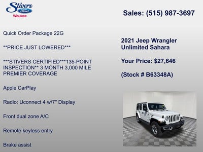 2021 Jeep Wrangler Unlimited Sahara