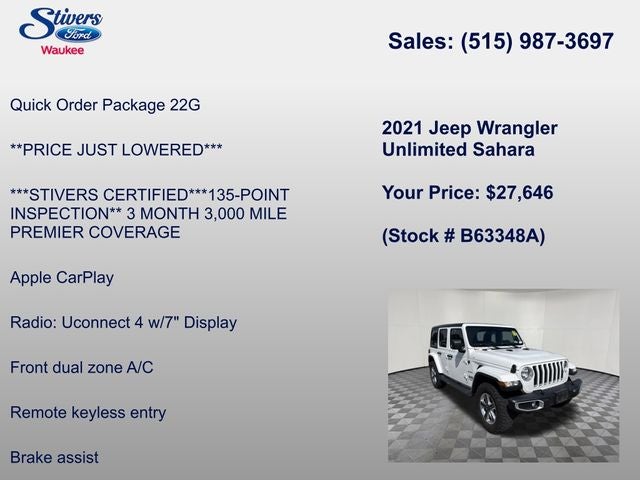 2021 Jeep Wrangler Unlimited Sahara