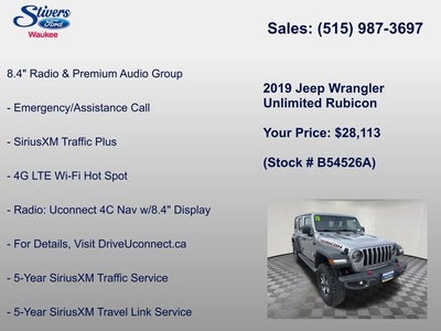 2019 Jeep Wrangler Unlimited Rubicon