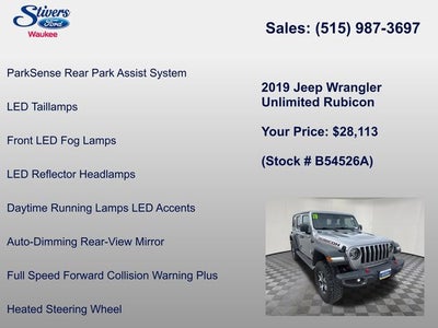 2019 Jeep Wrangler Unlimited Rubicon