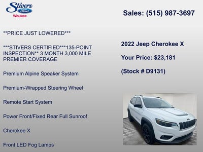 2022 Jeep Cherokee X