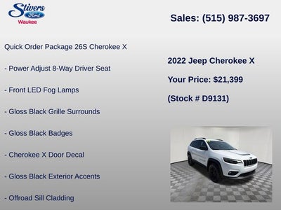 2022 Jeep Cherokee X