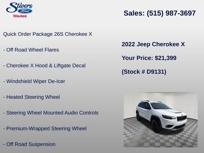 2022 Jeep Cherokee X