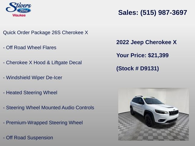 2022 Jeep Cherokee X