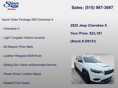 2022 Jeep Cherokee X