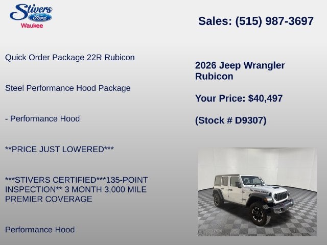 2026 Jeep Wrangler Rubicon