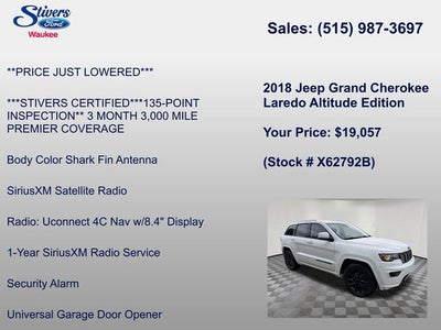 2018 Jeep Grand Cherokee Altitude
