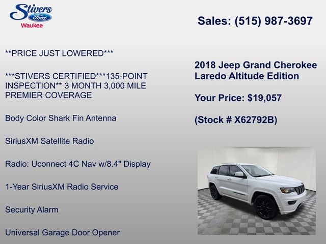 2018 Jeep Grand Cherokee Altitude