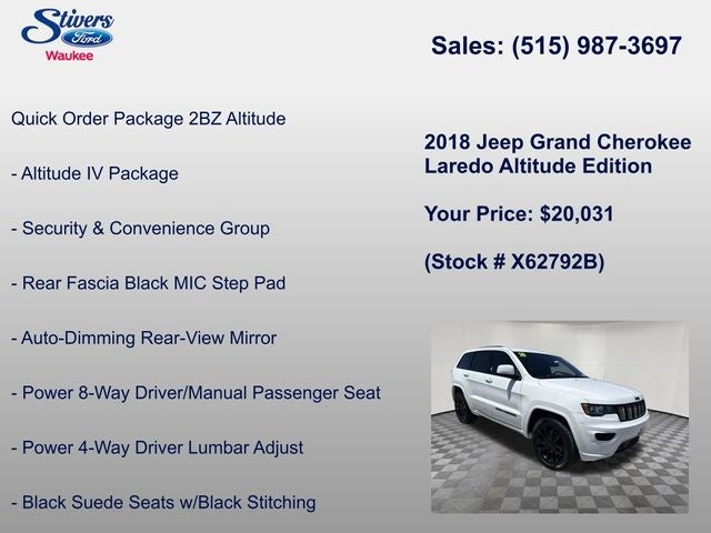 2018 Jeep Grand Cherokee Altitude