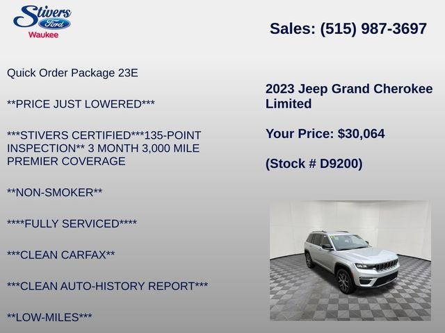 2023 Jeep Grand Cherokee Limited