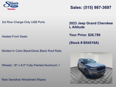 2023 Jeep Grand Cherokee L Altitude