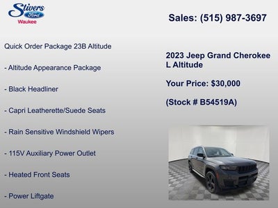 2023 Jeep Grand Cherokee L Altitude