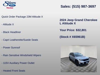 2024 Jeep Grand Cherokee L Altitude X