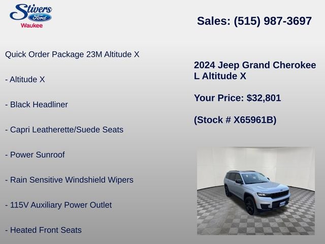 2024 Jeep Grand Cherokee L Altitude X