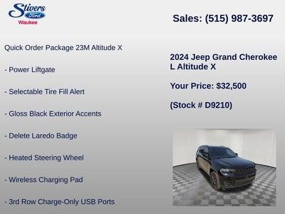 2024 Jeep Grand Cherokee L Altitude X
