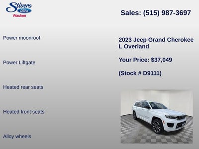 2023 Jeep Grand Cherokee L Overland