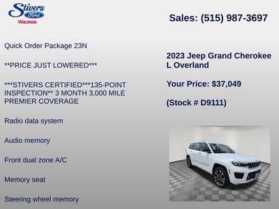 2023 Jeep Grand Cherokee L Overland