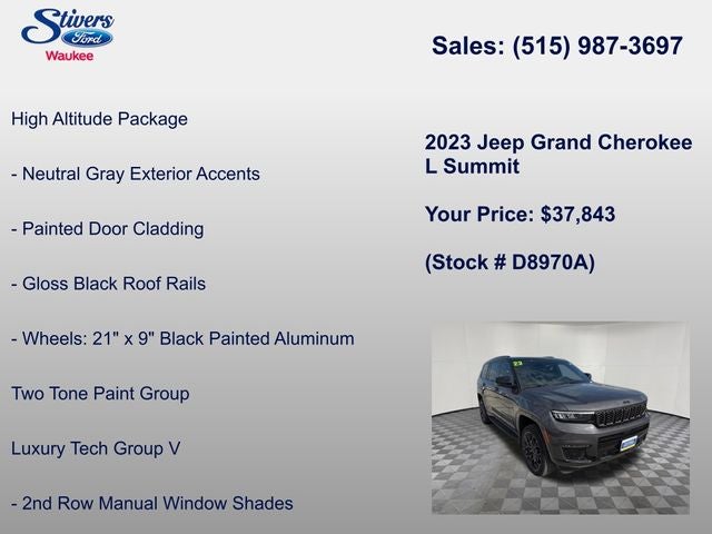2023 Jeep Grand Cherokee L Summit