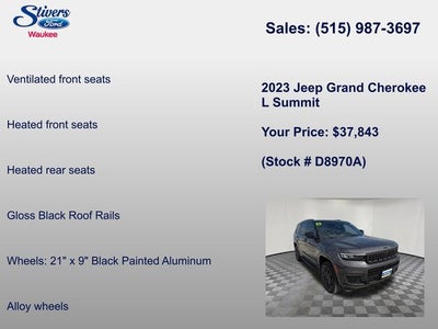 2023 Jeep Grand Cherokee L Summit