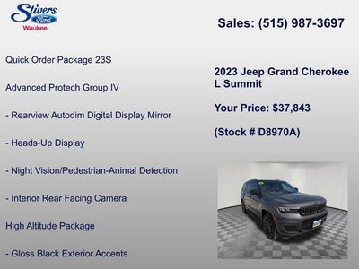 2023 Jeep Grand Cherokee L Summit