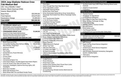 2024 Jeep Gladiator Rubicon