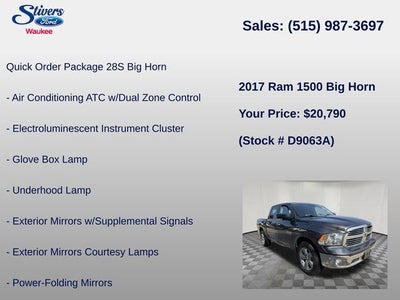 2017 RAM 1500 Big Horn