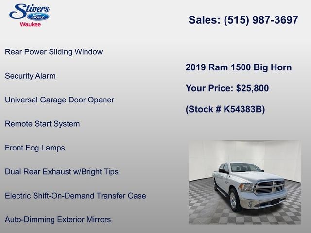 2019 RAM 1500 Classic Lone Star