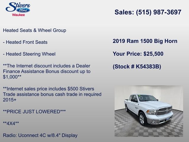 2019 RAM 1500 Classic Big Horn