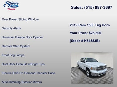 2019 RAM 1500 Classic Big Horn