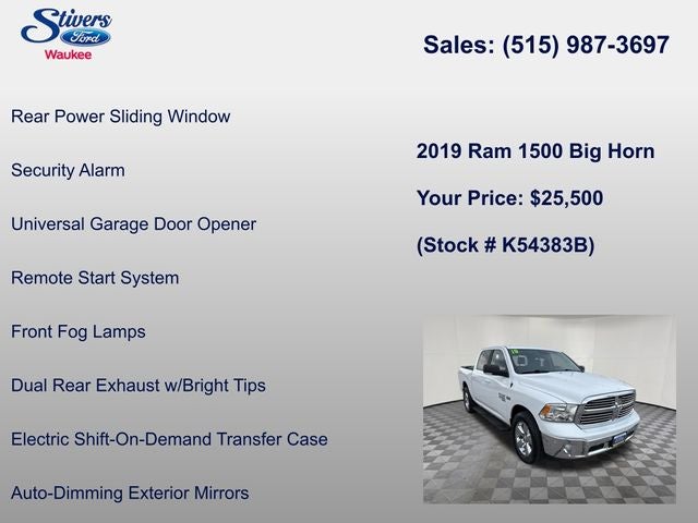 2019 RAM 1500 Classic Big Horn