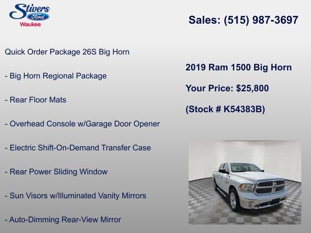 2019 RAM 1500 Classic Lone Star