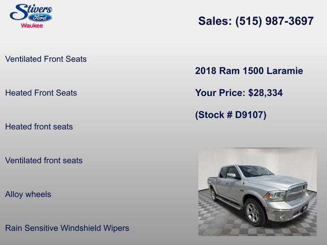 2018 RAM 1500 Laramie