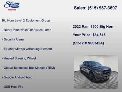 2022 RAM 1500 Big Horn/Lone Star