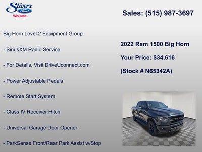 2022 RAM 1500 Big Horn/Lone Star