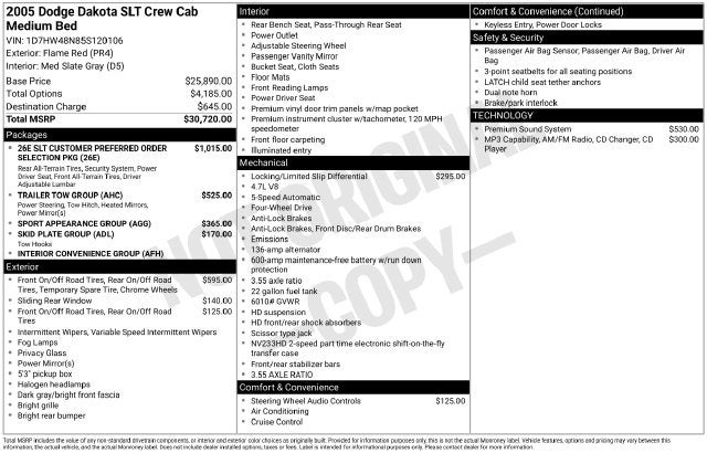 2005 Dodge Dakota SLT