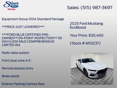 2025 Ford Mustang EcoBoost