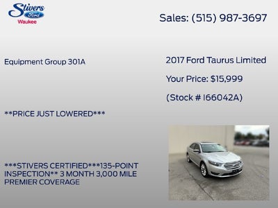2017 Ford Taurus Limited
