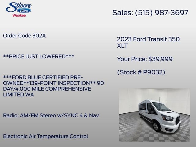 2023 Ford Transit-350 XLT
